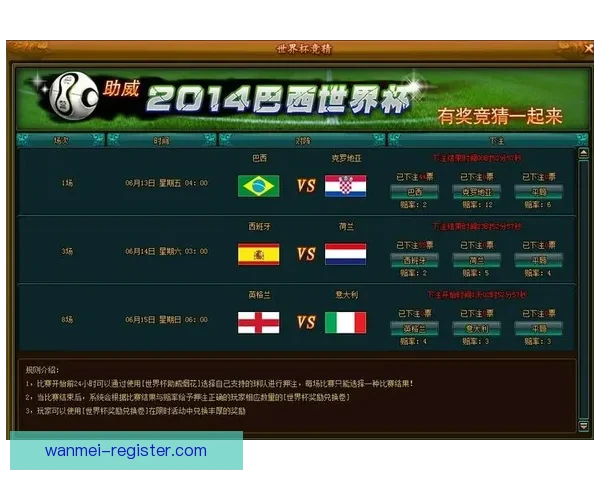 世界杯竞猜官网全面升级 提供更精准预测与实时数据分析 世界杯竞猜官网全面升级 提供更精准预测与实时数据分析